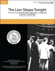 The Lion Sleeps Tonight SATB choral sheet music cover